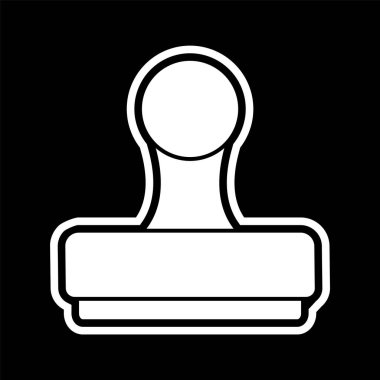 Moda Biçiminde Pul Simgesi İzole Arkaplan