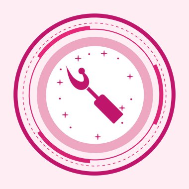 Yırtıcı Simgesi Moda Biçimi İzole Arkaplan