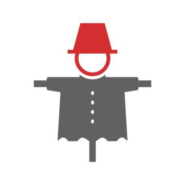  Korku Kargası Simgesi Moda Biçiminde İzole Arkaplan