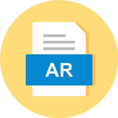 dosya biçimi simgesi, vektör illüstrasyonu