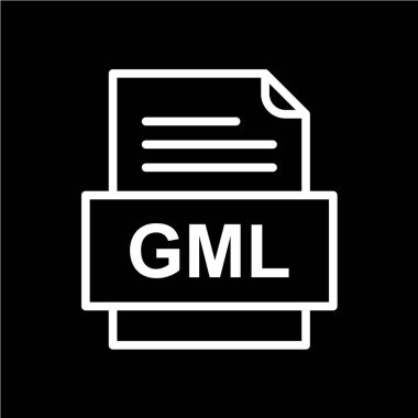 dosya biçimi simgesi, vektör illüstrasyonu