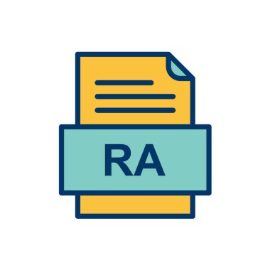 tipik dosya biçimi vektör illüstrasyonu 