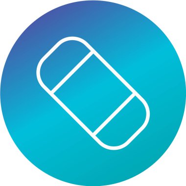 Modern b 'nin vektör illüstrasyonu tıbbi simgeden yoksun