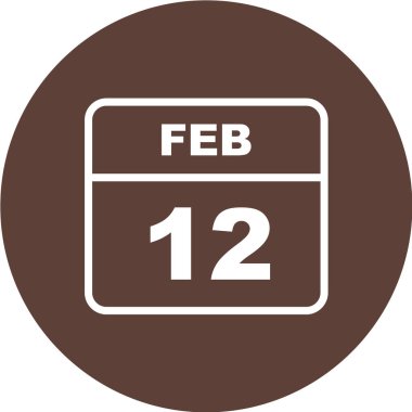 Tarih için takvimi olan illüstrasyon