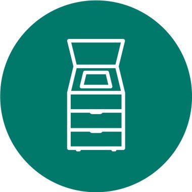 Modern otomatik simgenin vektör illüstrasyonu