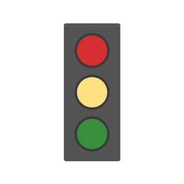 Yol simgesi, vektör illüstrasyonu