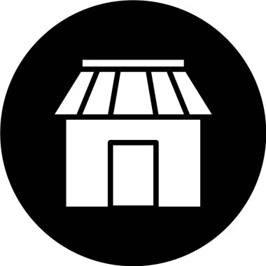 Siyah ve beyaz simgelerinin modern düz tasarımının vektör çizimi