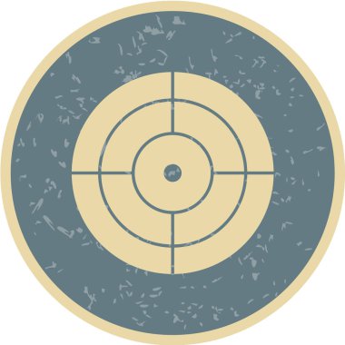 hedef simge, vektör illüstrasyonu