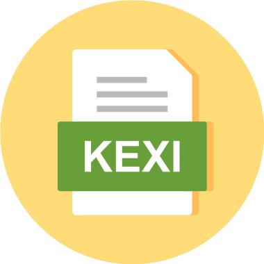 dosya biçimi simgesi, vektör illüstrasyonu