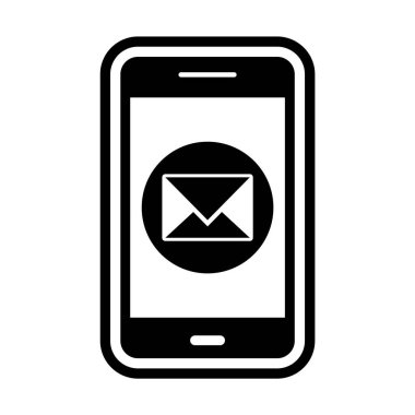  İleti Mobil Uygulama Simgesi Moda Biçimli İzole Arkaplan