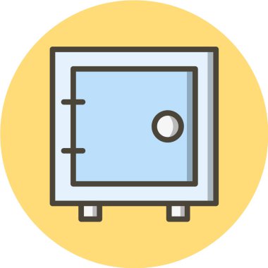 bankacılık ve finans renkli vektör simgesi