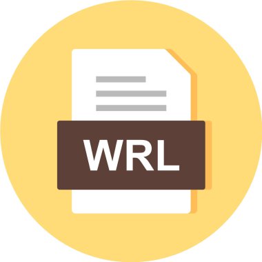 dosya biçimi simgesi, vektör illüstrasyonu