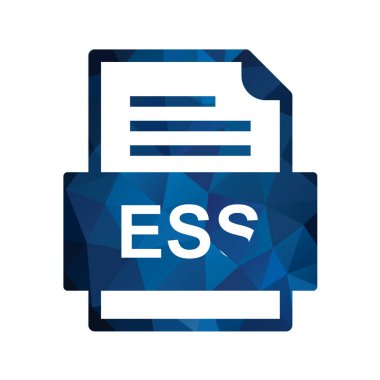 tipik dosya biçimi vektör illüstrasyonu 