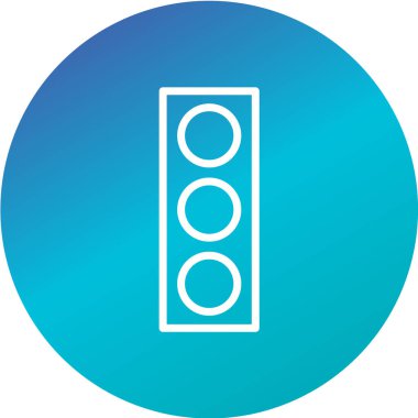 Yol simgesi, vektör illüstrasyonu