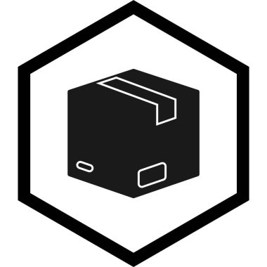 Paket Simgesi Moda Biçiminde İzole Arkaplan