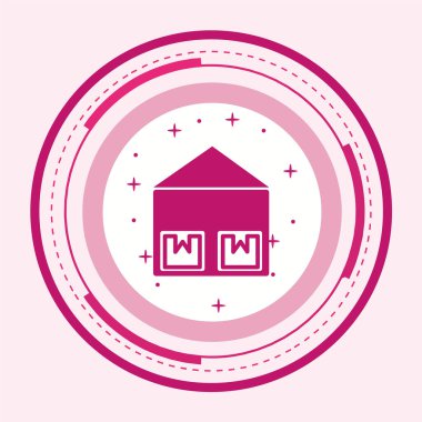 Modern B 'nin vektör illüstrasyonu restoranın ikonundan yoksun