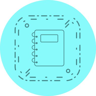 Moda Biçiminde Not Simgesi İzole Arkaplan      