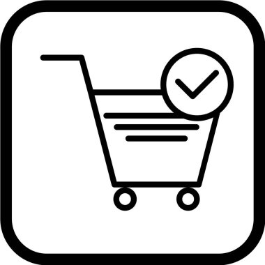 Alışveriş Aracı Simgesi Vektörü