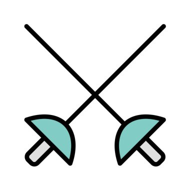 Beyaz arkaplanda spor konsepti vektör illüstrasyonu 