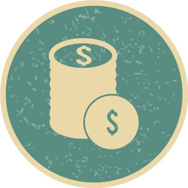 Beyaz arka planda izole edilmiş dolar işareti simgesi. para sembolü vektör illüstrasyonu.