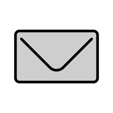  Moda Biçiminde Zarf Simgesi İzole Arkaplan