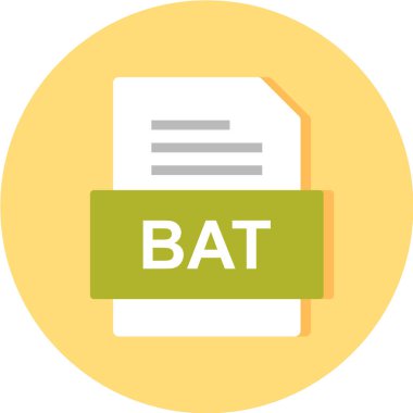 dosya biçimi simgesi, vektör illüstrasyonu