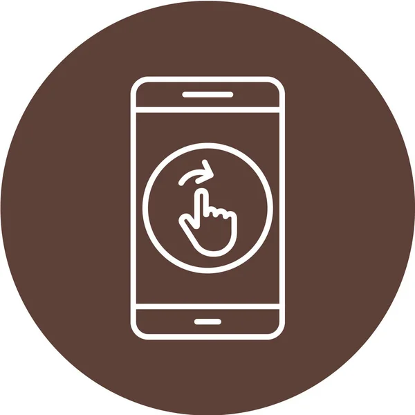 Mobile Apps Concept Vector Illustration White Background — Stock Vector