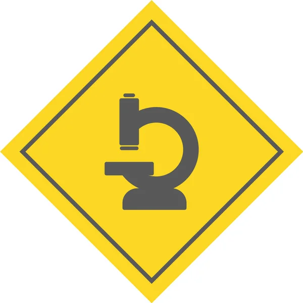 Signo Amarillo Carretera Con Señales Advertencia — Vector de stock