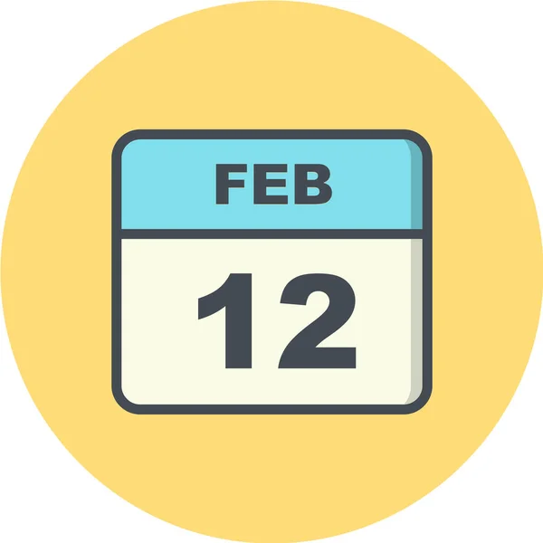 Illustration Avec Calendrier Pour Date — Image vectorielle