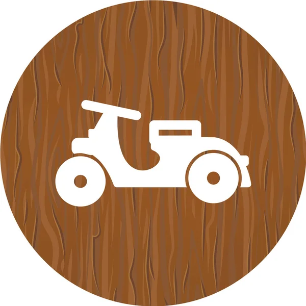 Векторная Иллюстрация Сельскохозяйственного Трактора — стоковый вектор