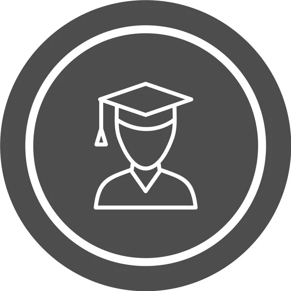 Icono Web Graduate Cap — Archivo Imágenes Vectoriales