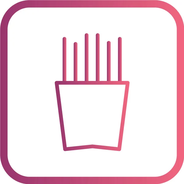 Essen Und Trinken Web Icon Vektor Illustration — Stockvektor