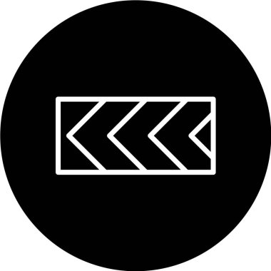 Yol simgesi, vektör illüstrasyonu