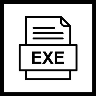 dosya biçimi simgesi, vektör illüstrasyonu