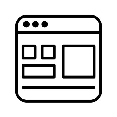 seo modern simgesinin vektör illüstrasyonu