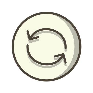 Multimedya düz simgesi beyaz arkaplanda izole edildi