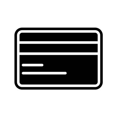 Kredi kartı simgesi vektör illüstrasyon grafik tasarımı