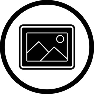 Resim Simgesi Moda Biçiminde İzole Arkaplan