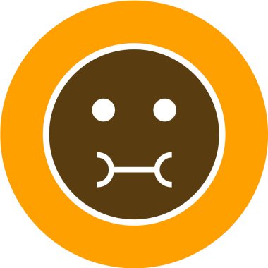 Moda Biçimli Emoji Simgesi İzole Arkaplan 