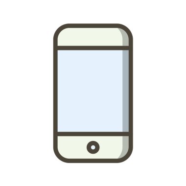 Multimedya düz simgesi beyaz arkaplanda izole edildi