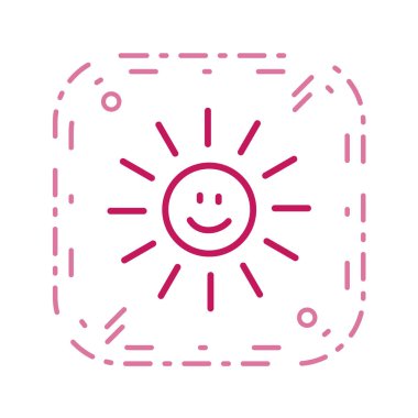 minimalist vektör illüstrasyonu, uygulama simgesi