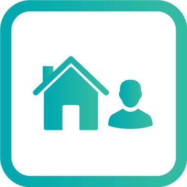 Ev simgesi vektör illüstrasyonu