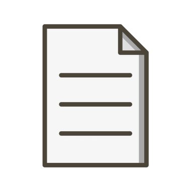 dosya biçimi simgesi, vektör illüstrasyonu 