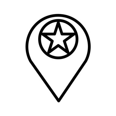 navigasyon iğnesi, vektör illüstrasyonu