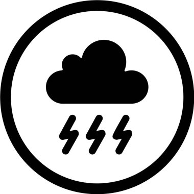 bulut vektör simgesi görünümü