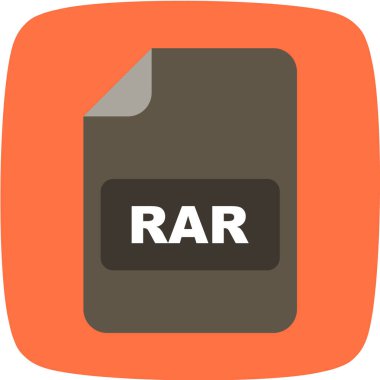 dosya biçimi simgesi, vektör illüstrasyonu