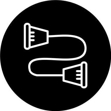 Modern b 'nin vektör illüstrasyonunda elektrik traşı simgesi yok