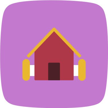 Emlak simgesi vektör illüstrasyonu 