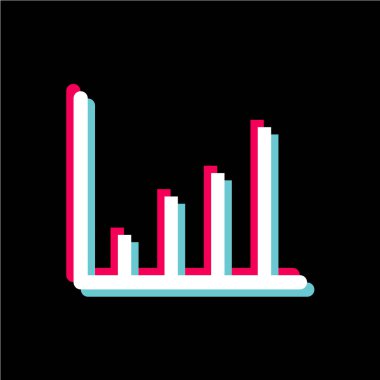 Bir grafik grafiğinin vektör çizimi