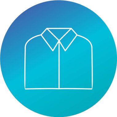 Beyaz çizgi simgesiyle modern mavi düğmenin vektör illüstrasyonu